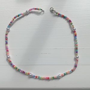 y2k beaded necklace